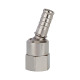 Riegler Hose nozzle, nickel-plated brass, rotatable, G 1/4 IG LW 6 107329