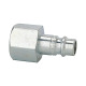 Riegler Nipple for coupling NW 7.2 - NW 7.8, hardened/galvanized steel, G 3/8 IG 107382