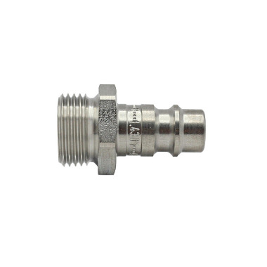 Riegler Nipple for couplings NW 7.2 - 7.8, stainless steel 1.4305, G 3/8 AG 107435