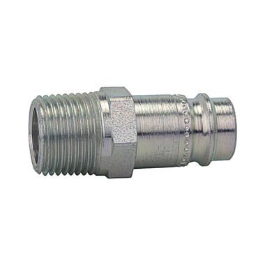 Riegler Nipple, NW 10, steel hardened/galvanized, robust design, R 3/8 AG 107473