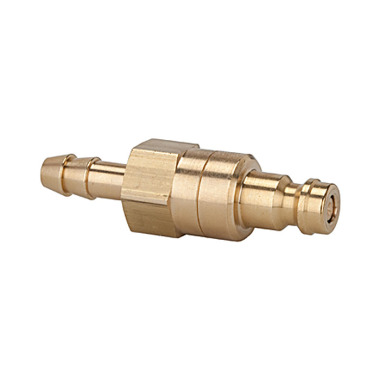 Riegler Plug-in connector, I.D. 5, locking on both sides, Sleeve I.D. 4 107499