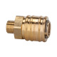 Riegler Quick release coupling NW 7.2, double shut-off, G 1/2 AG 107508