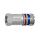 Riegler Safety coupling I.D. 10, Steel / brass galvanised, G 1/2 IT 107619