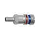 Riegler Safety coupling NW 10, steel/brass galvanized, nozzle LW 13 107622