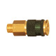 Riegler Captive quick-connect coupling I.D. 7.8, G 1/4 ET, green 107661