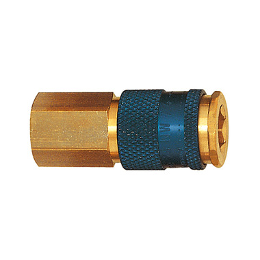 Riegler Unmistakable quick release coupling NW 7.8, G 1/4 IG, green 107663