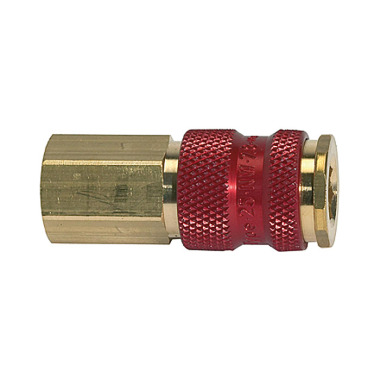 Riegler Unmistakable quick release coupling NW 7.8, G 1/4 IG, red 107675