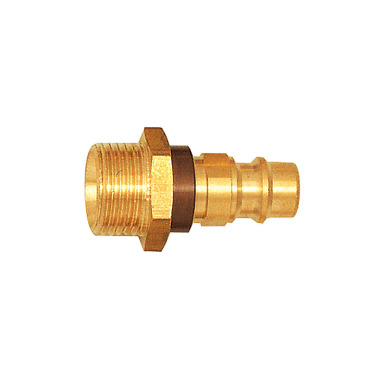 Riegler Captive nipple I.D. 7.8, Bright brass, G 3/8 ET, brown 107688