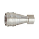 Riegler Hydraulic coupling, shut-off on both sides, ES 1.4305, G 3/8 IG NW 7.5 107705