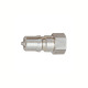 Riegler Locking nipple, shut-off on both sides, ES 1.4305, G 1/8 IG, NW 4.3 107708