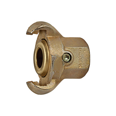 Riegler Jaw coupling with interior thread, G 1/2, with brass seal 107862