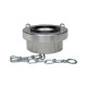 Riegler Storz blind coupling, chain, aluminum, Storz size 25-D, KA 31 mm 108258