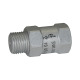 Riegler Flow valve, AG o., aluminum, ball seat valve pu = -0.3bar l/min 1.2 108424