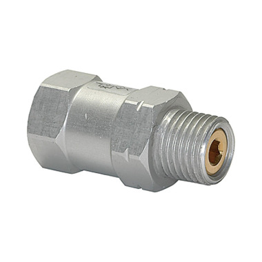 Riegler Flow valve, ET bottom, Aluminium, Ball seat valve 108428