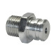 Riegler Connection nipple for flat suction cup, oval, »SGO«, G 1/8 AG Ø30x10 108485