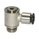 Riegler Push-in L-fitting »click-clock« rotating, M3 o., hose exterior Ø3 108630