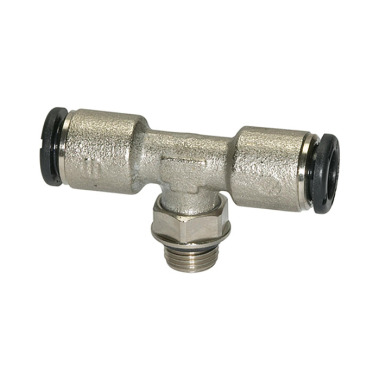 Riegler T-plug fitting »click-clock«, rotatable, M5a, hose Ø 4 SW9 108649