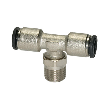 Riegler T-plug fitting »click-clock«, rotatable, R 1/4 outside Ø 10 mm 108670