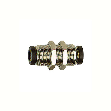 Riegler Straight bulkhead connector »click-clock« M11x1.0, hose-outlet Ø 4 108737