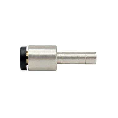 Riegler Straight push-in connector, Plug nipple red. 8 mm, »click-clock« 108775