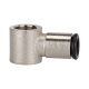 Riegler L-ring piece, for hollow screw G 1/8, hose Ø 4 mm, nickel-plated brass. 108833