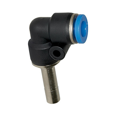 Riegler L-connector, plug nipple 4 mm »Blue Series« mini, hose Ø 4 109105