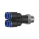 Riegler Multiple distributor »Blue Series«, 4-way, rotatable, G 1/8 a. Ø 4mm 109785