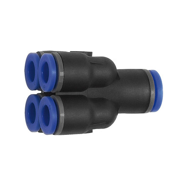 Riegler Multiple distributor, plug connection »Blue Series«, hose Ø 8/4x6 109875