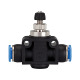 Riegler Throttle check valve »Blue Series«, plug connection, hose Ø 4 109972