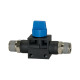 Riegler Blocking valve »Blue Series«, R 1/8 o., R 1/8 o., thread coating 110068