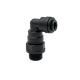 Riegler Angled screw-in fitting POM, G 1/8 o., for hose exterior Ø 6 mm 110289