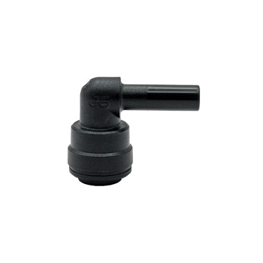 Riegler Plug-in angle connector POM, nozzle 6 mm, hose outer Ø 6 110341