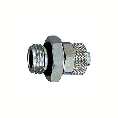 Riegler Straight screw-in fitting, O-ring, M5 a., for hose 6/4 110470