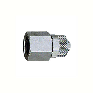 Riegler Straight screw-on fitting, G 1/8 i., for hose 8/6 110502