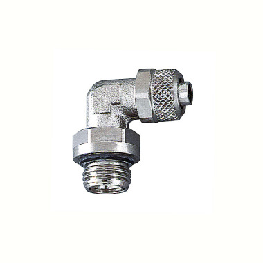 Riegler Angle screw-in fitting, rotatable, G 1/8 a., hose 6/4 110545