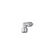 Riegler Elbow screw-on fitting, G 1/8, for hose 5/3, nickel-plated brass. 110550