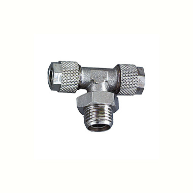 Riegler T screw-in fitting, rotating, G 1/8 o., for hose 8/6 mm 110600