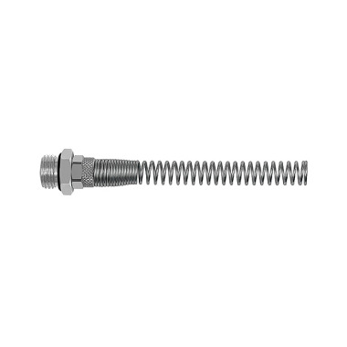 Riegler Straight screw-in fitting, Kink protection spring, G 1/8 o. 110649