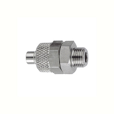 Riegler Straight screw-in fitting, M5 o., for hose 5/3 mm, AF 8 110668