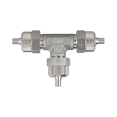 Riegler T-connector, for hose 8/6 mm, stainless steel 1.4571 110687