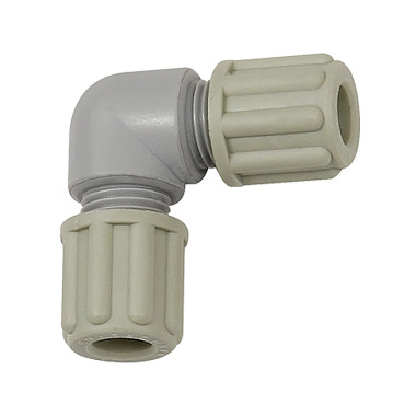 Riegler Angled hose fitting, for hose 6/8 mm, PA 110833