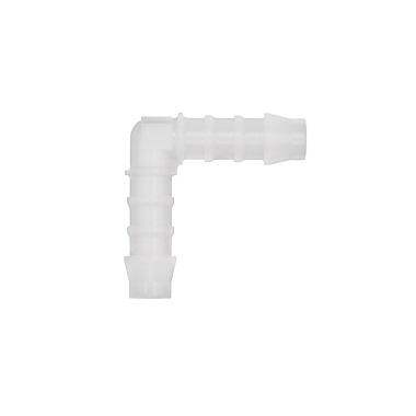 Riegler Angled hose fitting supports, for hose I.D. 10 mm, POM 111012