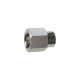 Riegler Extension piece, short, M5 o., G 1/8 i., nickel-plated brass 111502