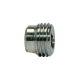 Riegler Plug screw, hexagon socket, without collar, G 1/4, ES 1.4571 111652