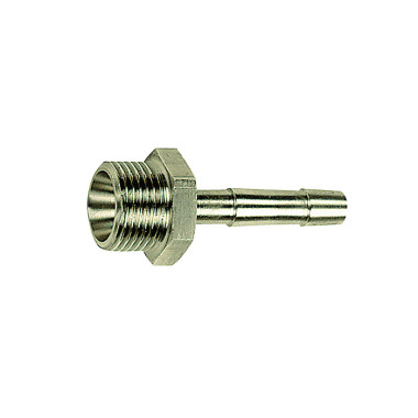 Riegler Screw-in hose nozzle, G 3/8 a., for hose LW 6, ES 1.4571 111746