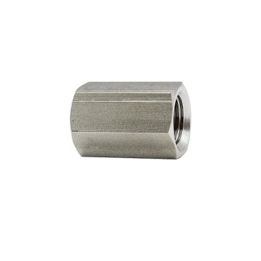 Riegler Socket, external hexagon, G 1/4, SW 17, stainless steel 1.4571 111795