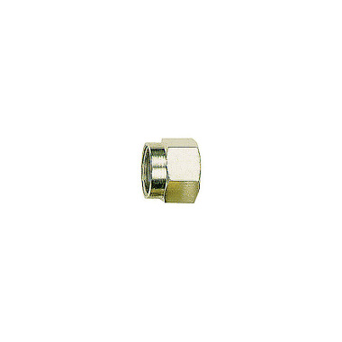 Riegler Union nut, M12x1.0, pipe outer diameter 8 mm, nickel-plated brass 112056