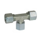 Riegler Adjustable T-fitting, Pipe exterior Ø 6 mm, galvanised steel 112089