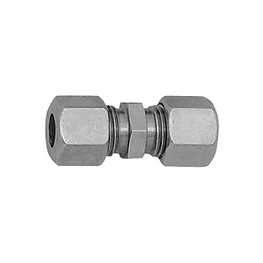 Riegler Straight screw connection, pipe outer diameter 8 mm, galvanized steel 112148