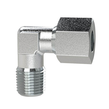 Riegler Angled screw-in fitting, R 1/8 o., Pipe exterior Ø 4 mm 112165